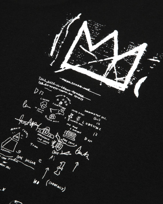 X Jean-Michel Basquiat Moonface printed tee image number 4