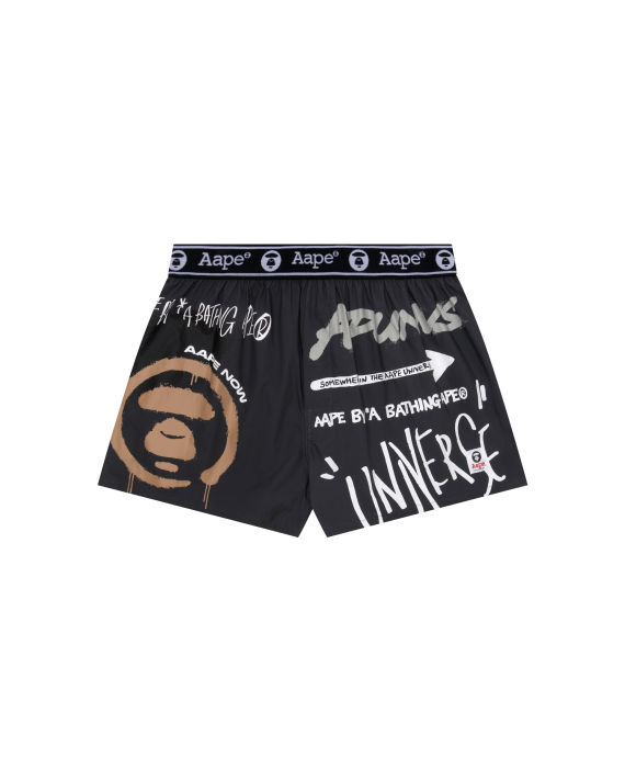 Moonface drip graphic boxers image number 0