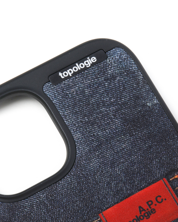 A.P.C. X topologie denim pocket phone case