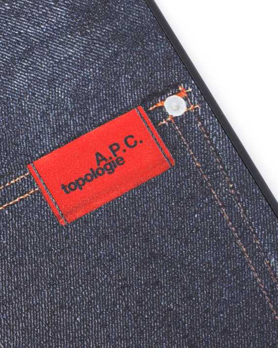 A.P.C. X topologie denim pocket phone case
