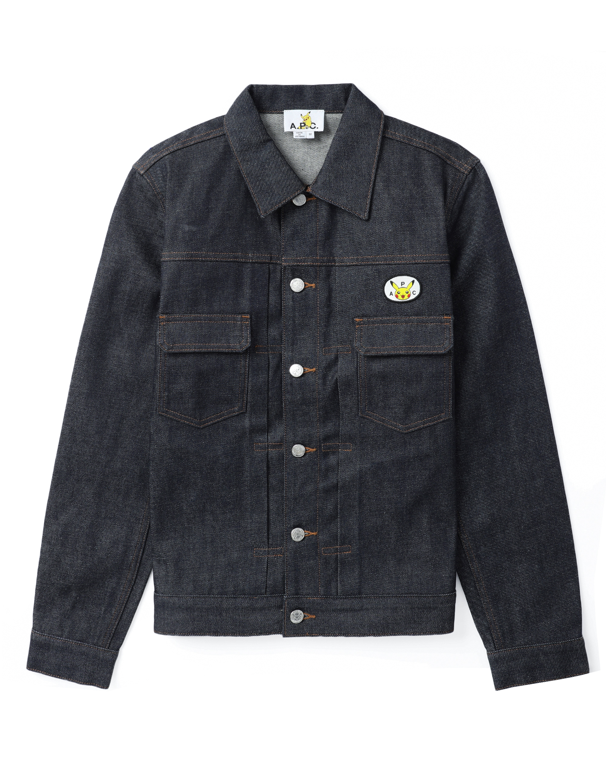 Apc black 2024 denim jacket