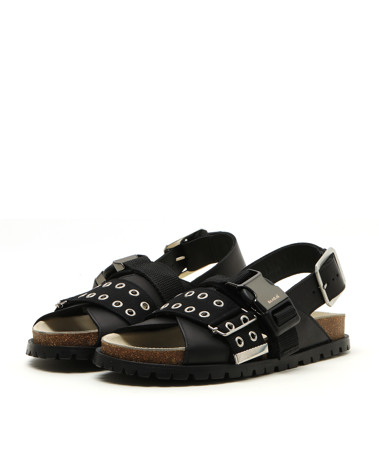 A.P.C. X Sacai multi-strap sandals | ITeSHOP