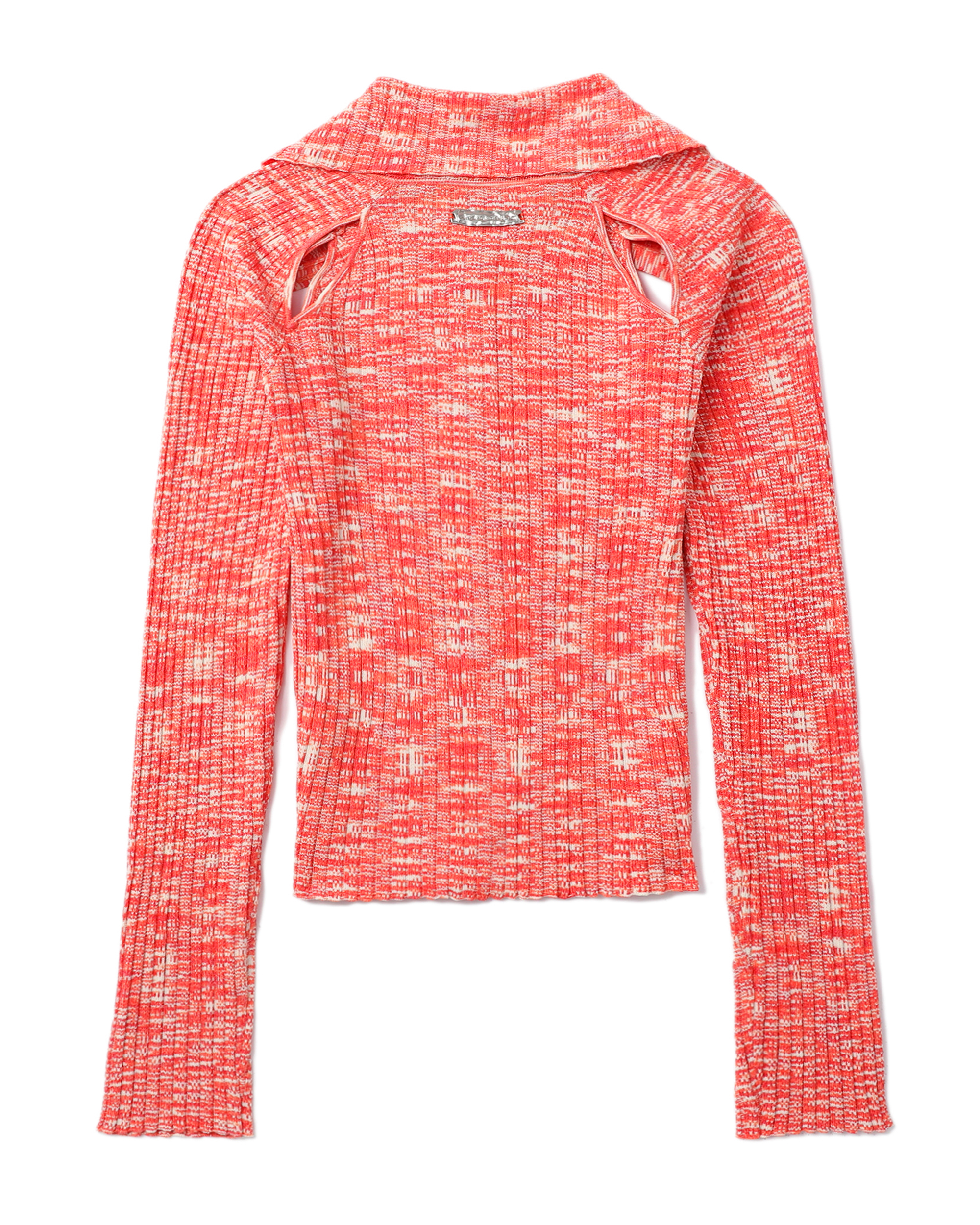 ANDERSSON BELL Jacquard cut-off cardigan | ITeSHOP