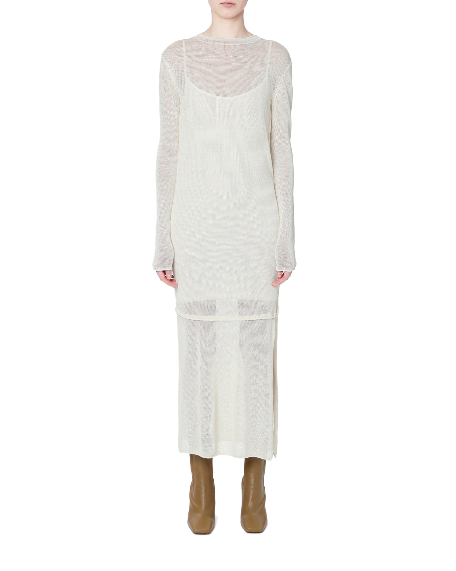 ADER error Semi-sheer knit dress| ITeSHOP