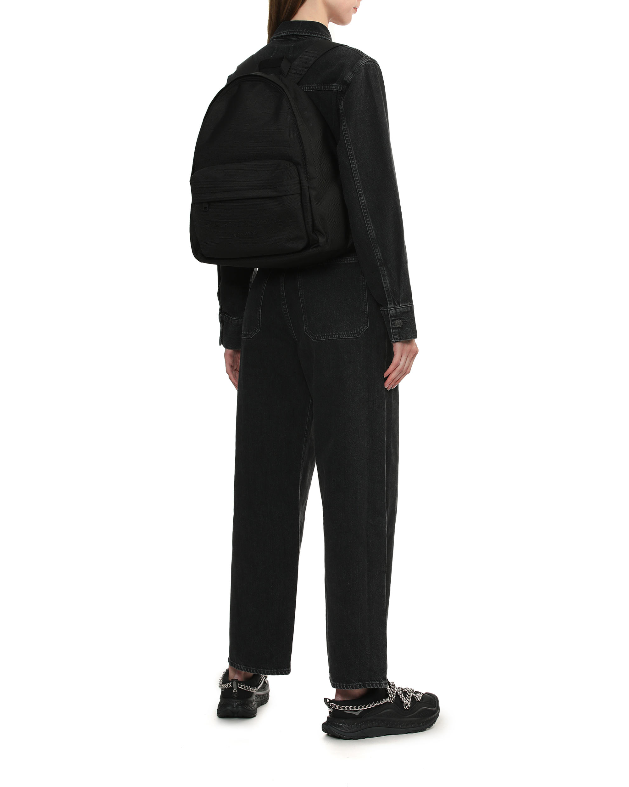 Alexander Wang ☆ブラック Punch バックパック Alexander Wang Punch バックパック ミニ | ブラック | FARFETCH JP