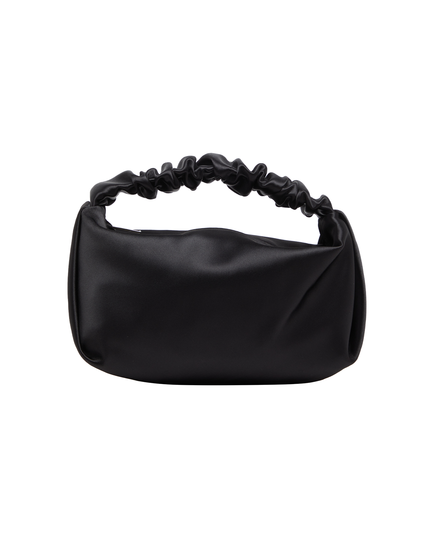 Womens Bags Top-handle bags Alexander Wang Leather Scrunchie Mini Bag in Black 