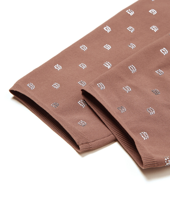 alexander wang Crystal logo leggings