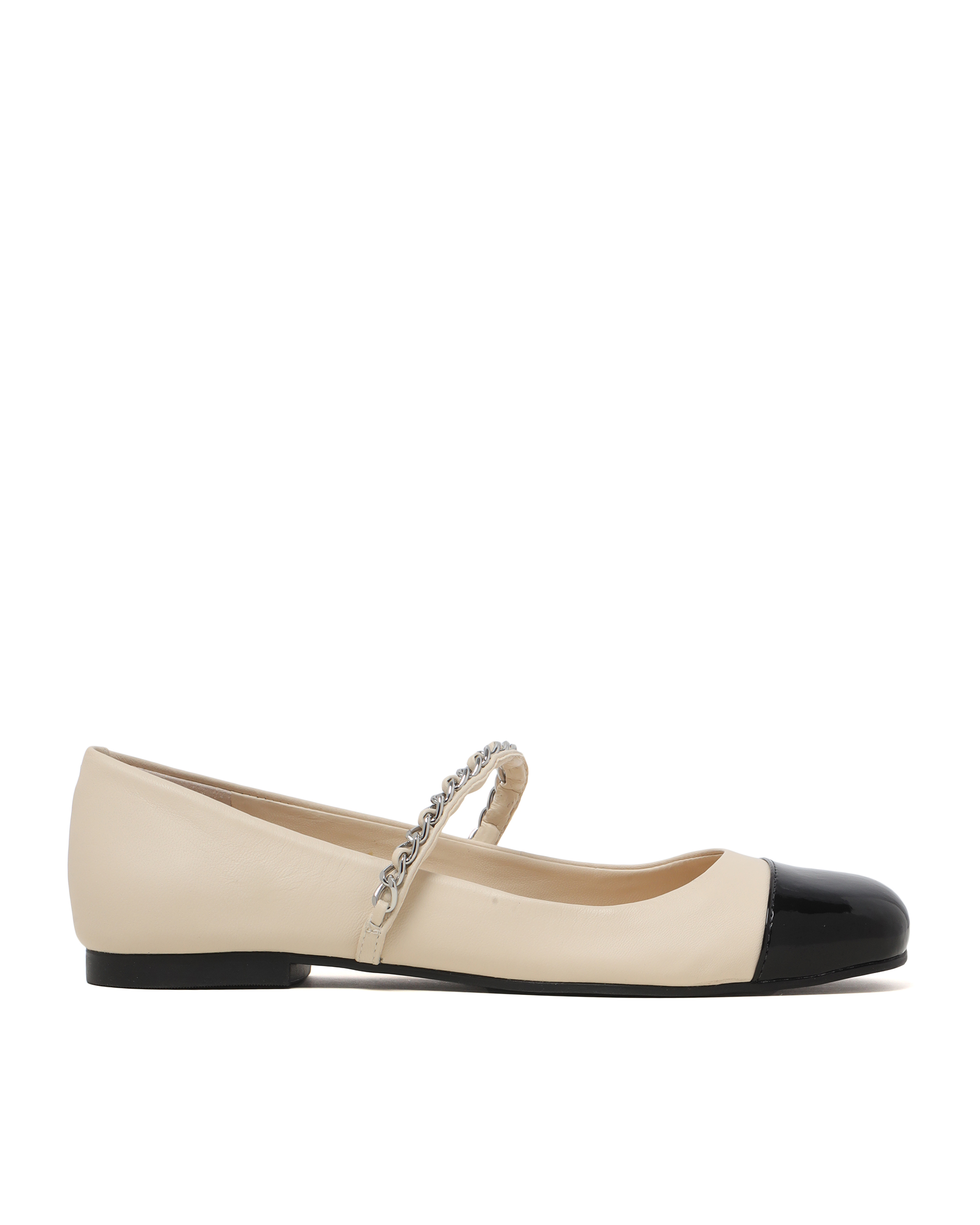 AREZZO Embellished leather ballet flats ITeSHOP