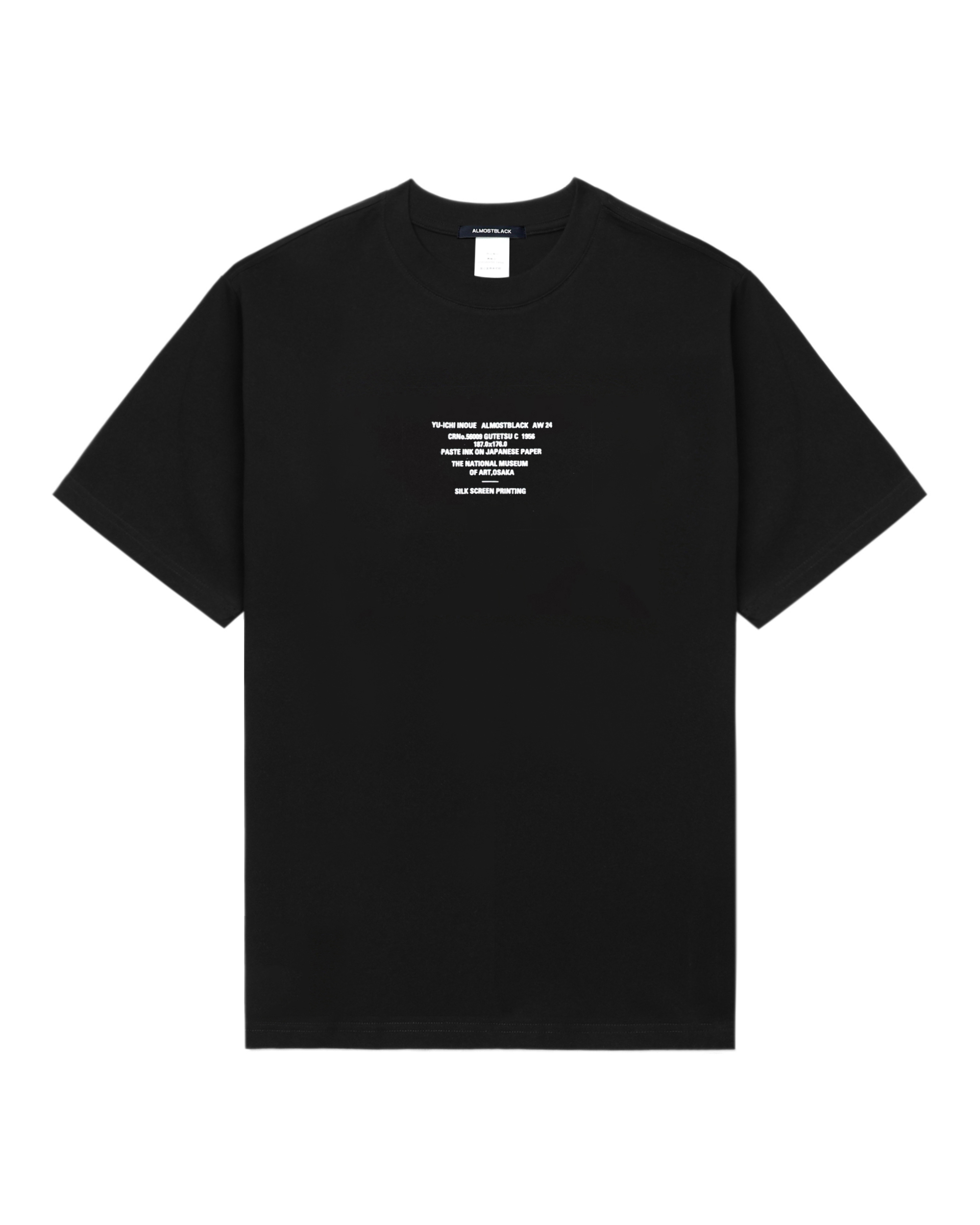 ALMOSTBLACK Printed tee