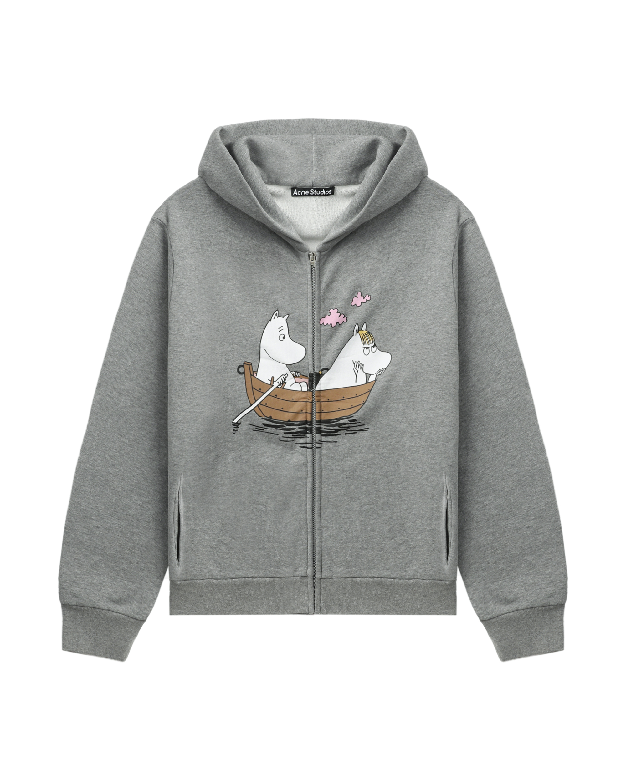 Acne Studios X Moomin hooded zipper sweater | ITeSHOP Acne Studios X Moomin hooded zipper sweater | ITeSHOP