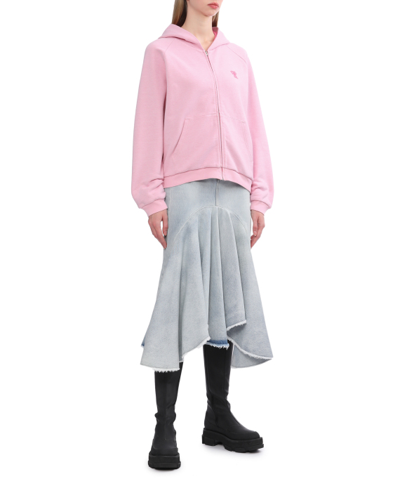Acne Studios Logo zip up hoodie