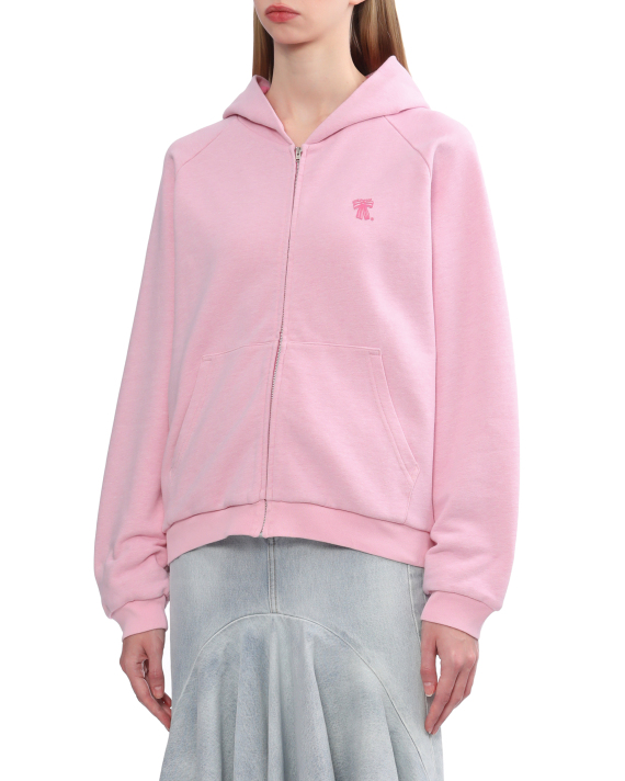 Acne Studios Logo zip up hoodie