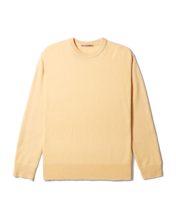 Crew neck knitted sweater image number 0
