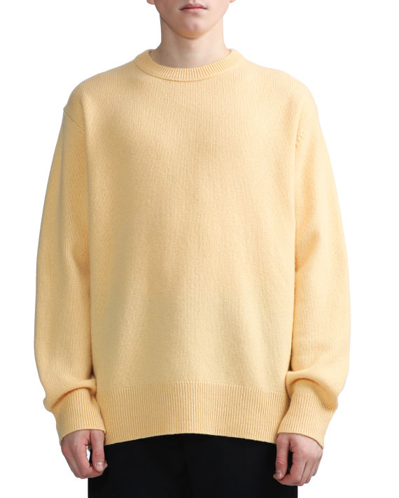 Crew neck knitted sweater image number 2