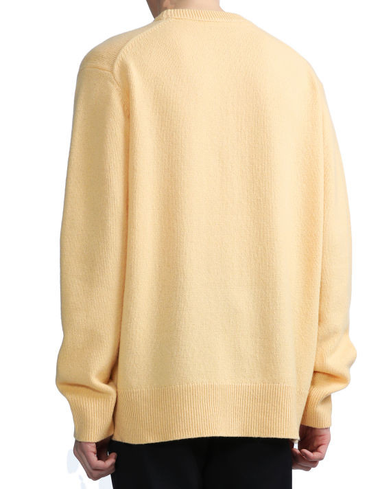 Crew neck knitted sweater image number 3