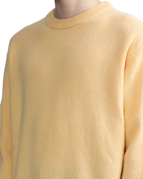 Crew neck knitted sweater image number 4