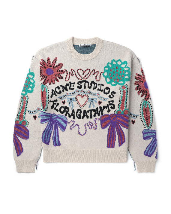 Floragatan jacquard sweater image number 0