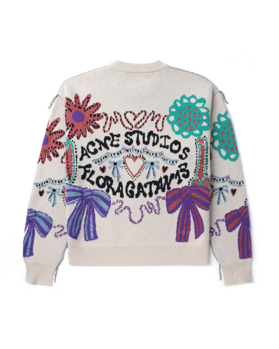 Floragatan jacquard sweater image number 5