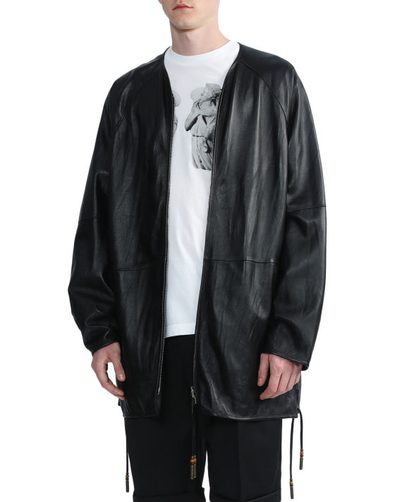 Tumbled leather jacket image number 2