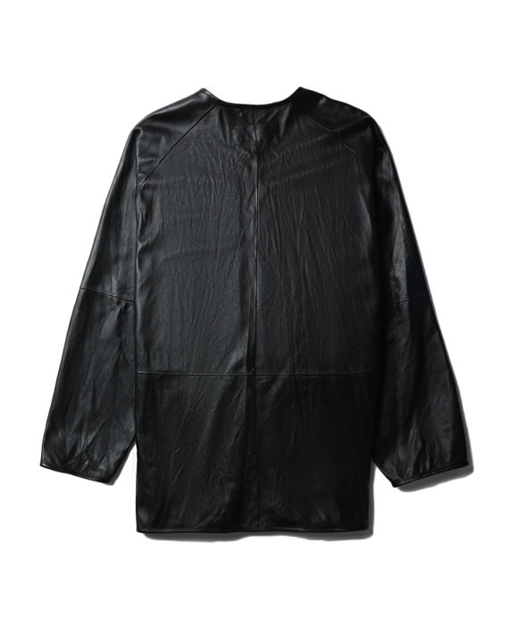 Tumbled leather jacket image number 5