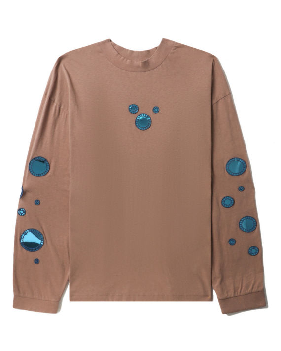 Mirror embroidery long-sleeve tee image number 0
