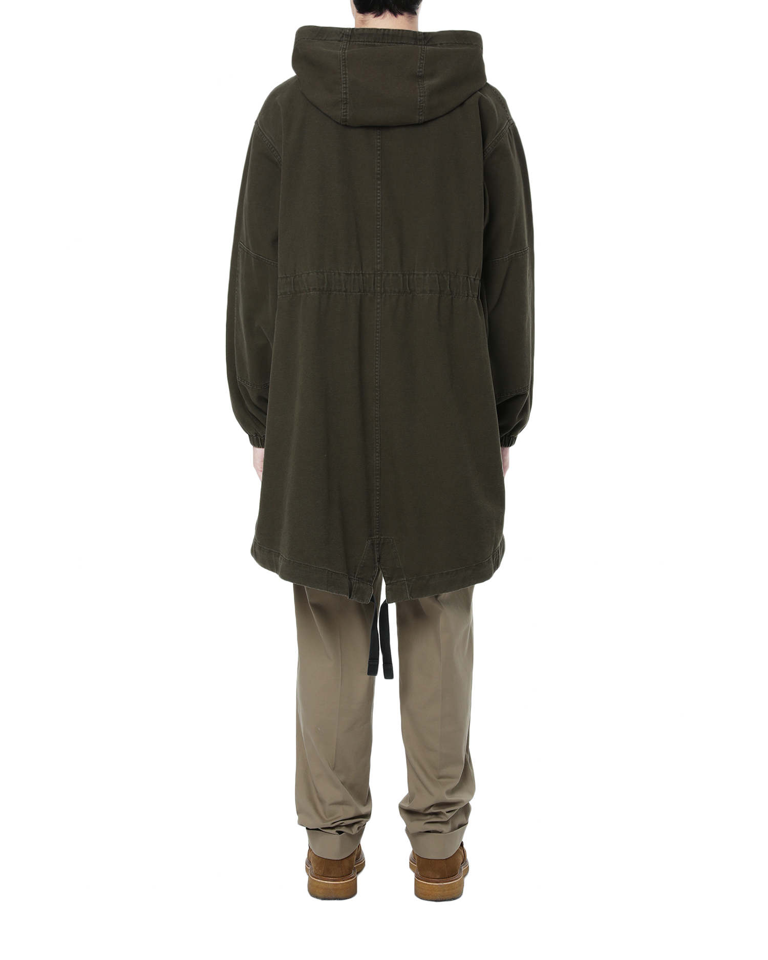 S*1様 acne studios tech-twill fishtail pa Acne Studios Tech-twill Fishtail Parka Olive Green/taupe Grey