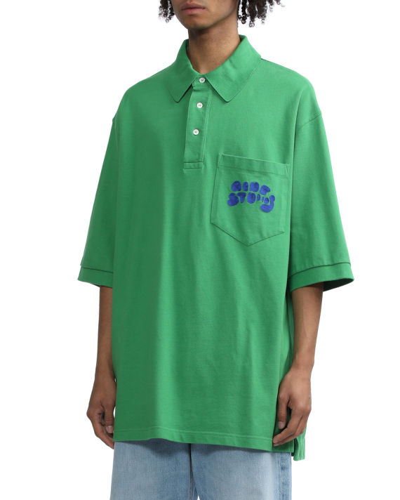 Bubble logo polo tee image number 2