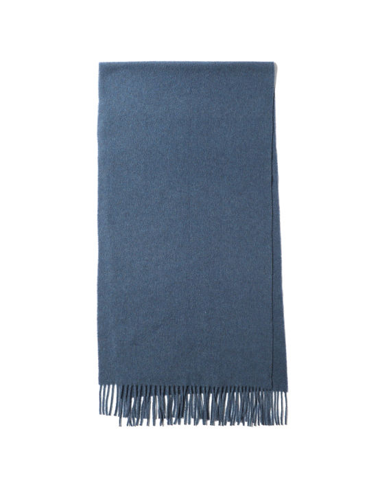 Wool fringe scarf image number 1