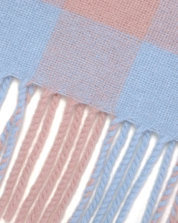 Acne Studios Check logo scarf