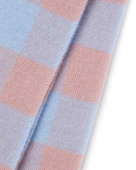 Acne Studios Check logo scarf