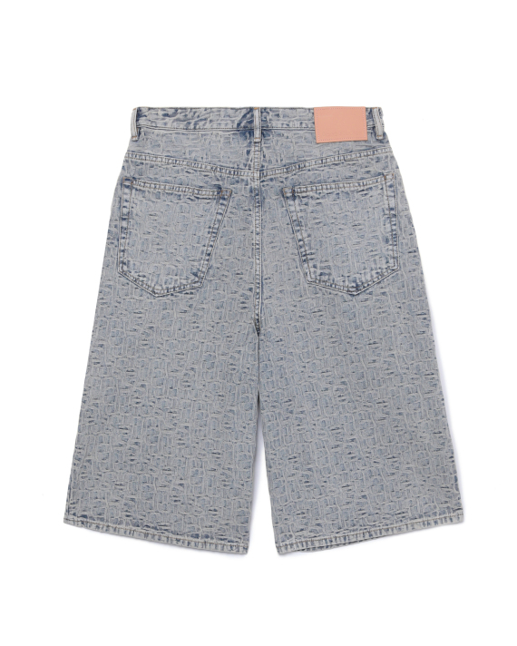 Acne Studios Monogram denim shorts