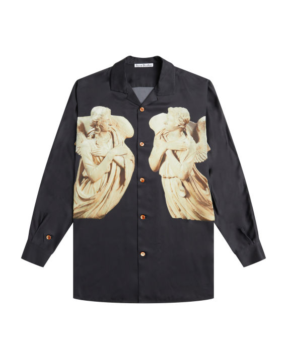 Statue print long sleeve shirt image number 0