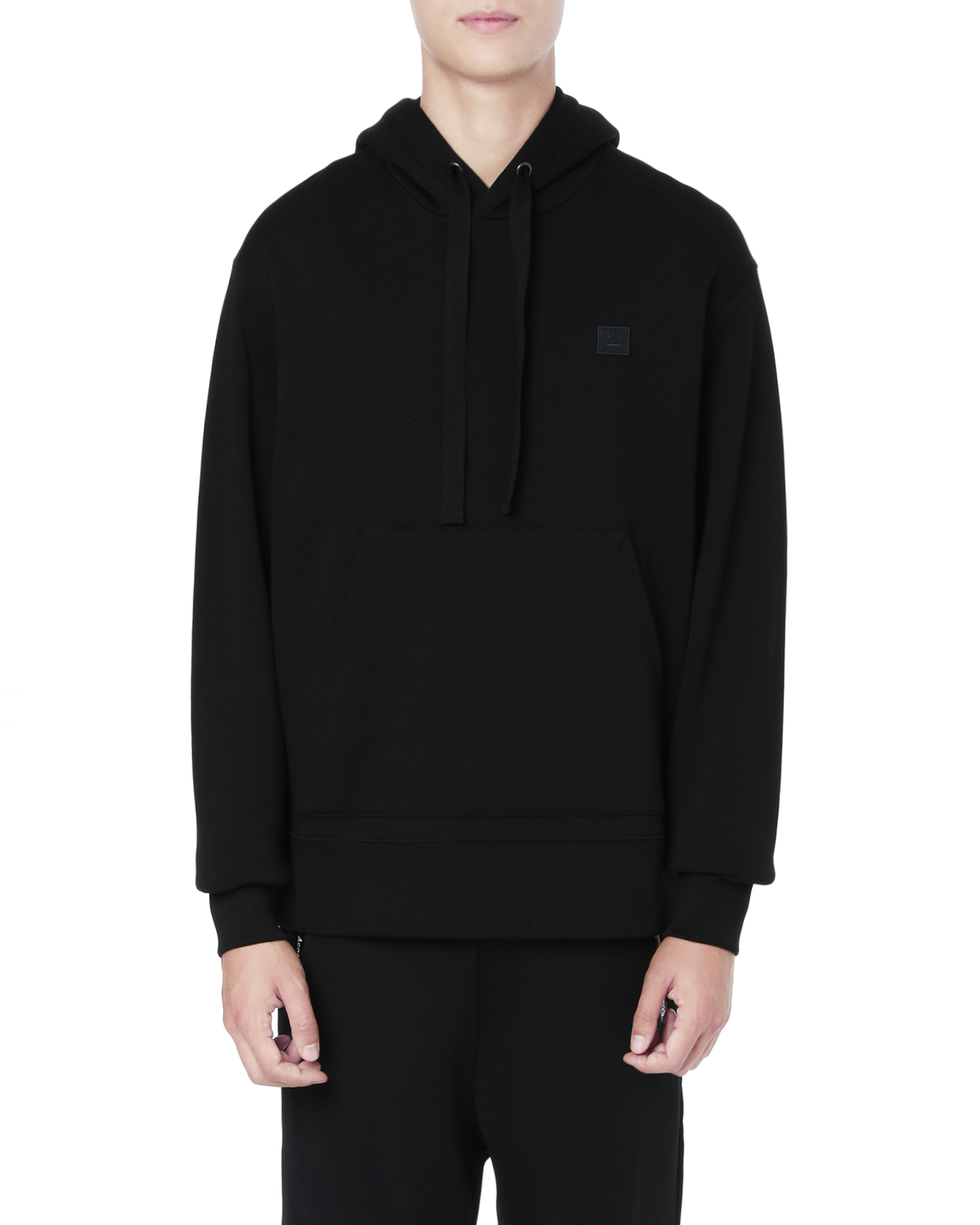 acne studios face patch hoodie