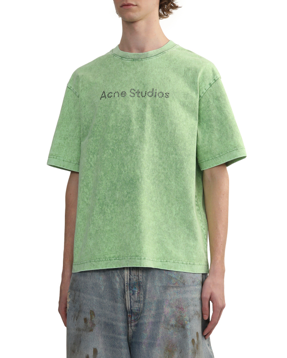 Acne Studios Embellished logo tee