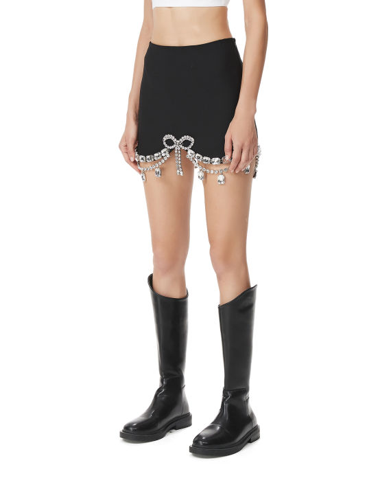 Crystal-Embellished Mini Skirt N°21 Official Online Store, 42% OFF