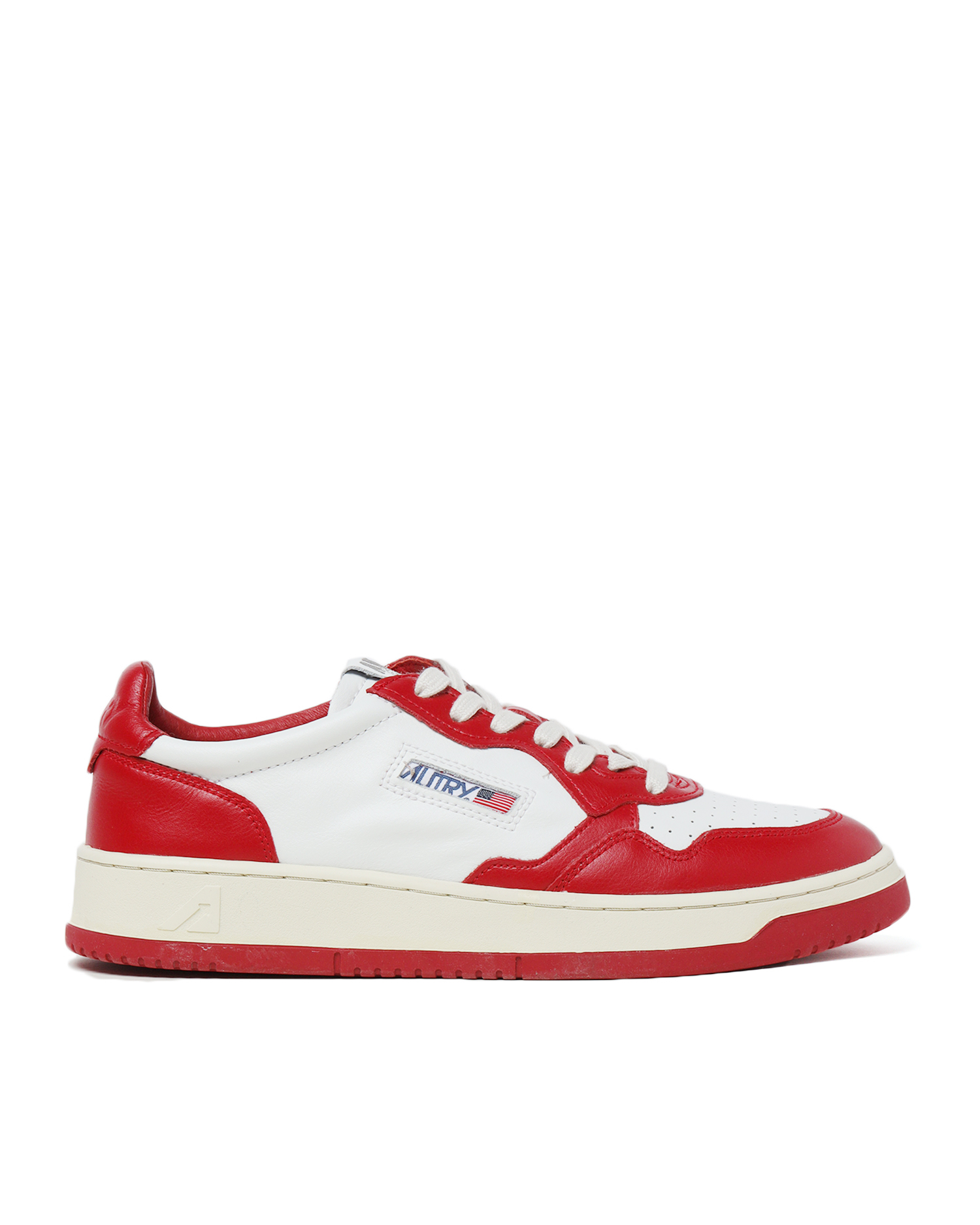 ★送料・関税込★Autry★TWO-TONE MEDALIST LOW SNEAKERS★ AUTRY Medalist Low レザー ツートーン スニーカー | NET-A-PORTER