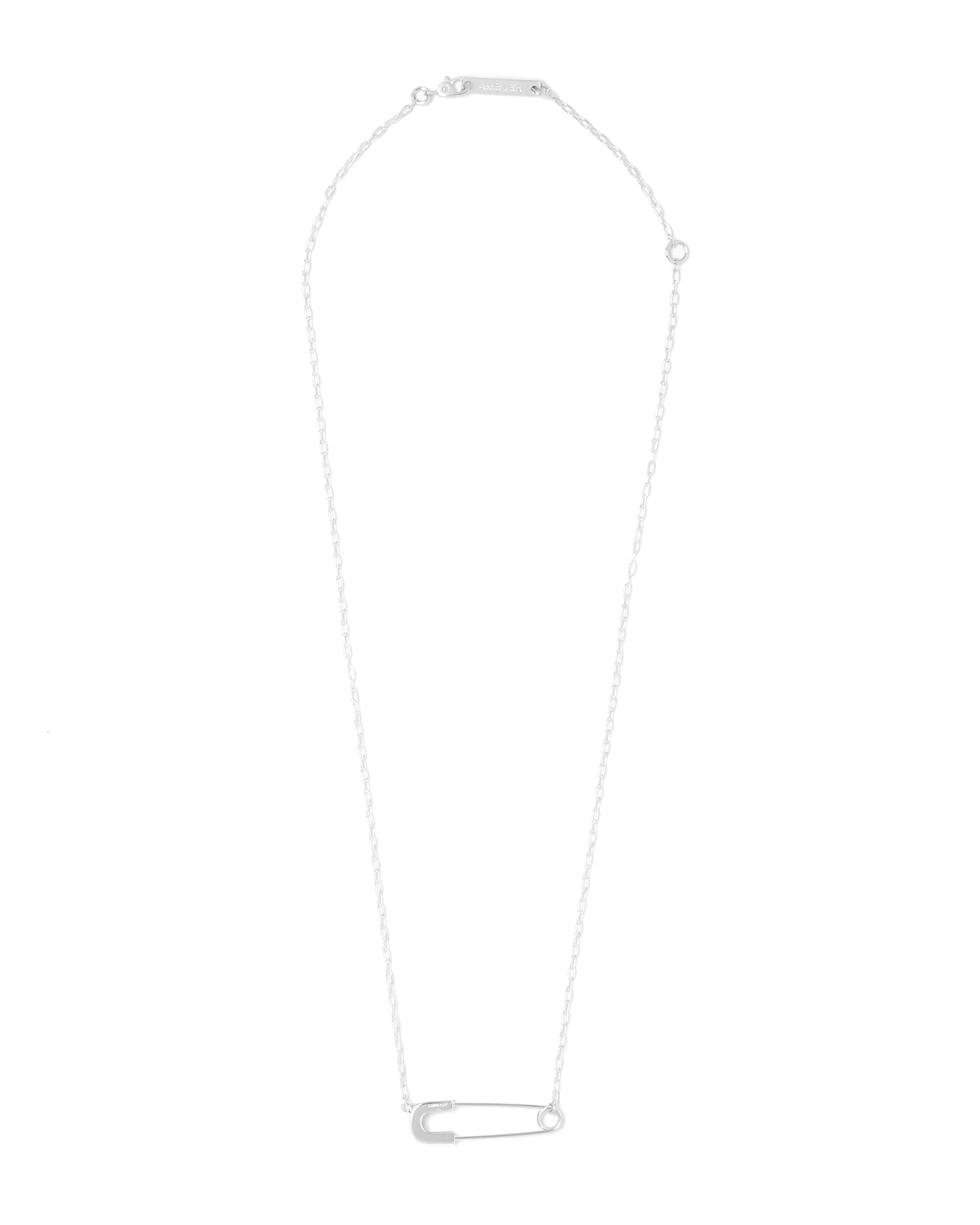 Ambush Safety Pin Necklace en Silver | LN-CC®