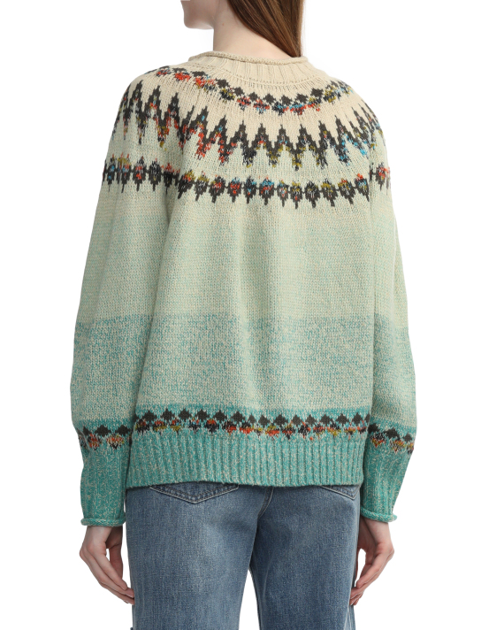 AS KNOW AS Jacquard-knit cardigan