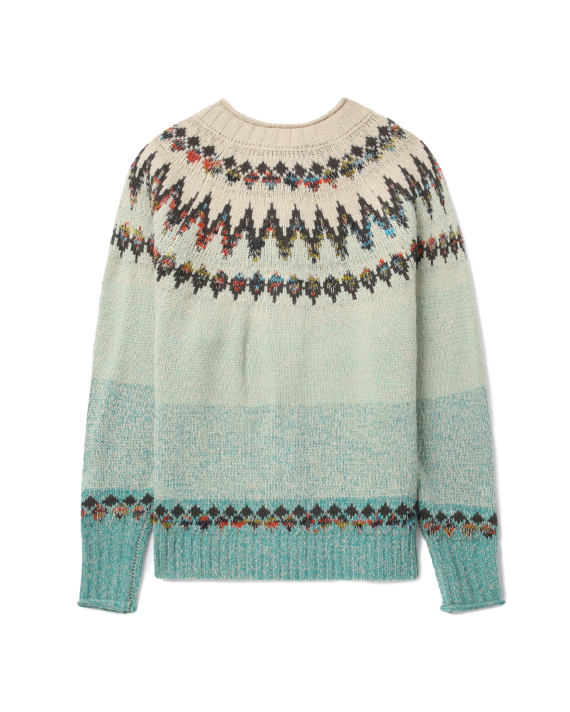AS KNOW AS Jacquard-knit cardigan