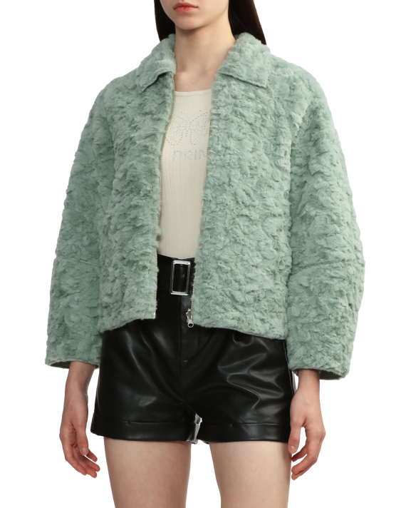 AS KNOW AS Faux-shearling jacket