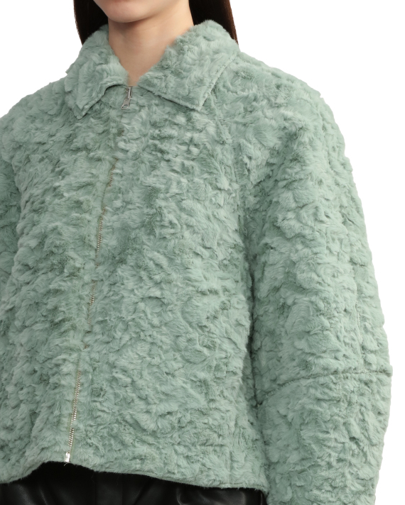 AS KNOW AS Faux-shearling jacket