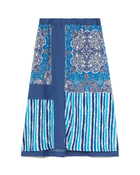 AS KNOW AS Paisley pattern midi skirt