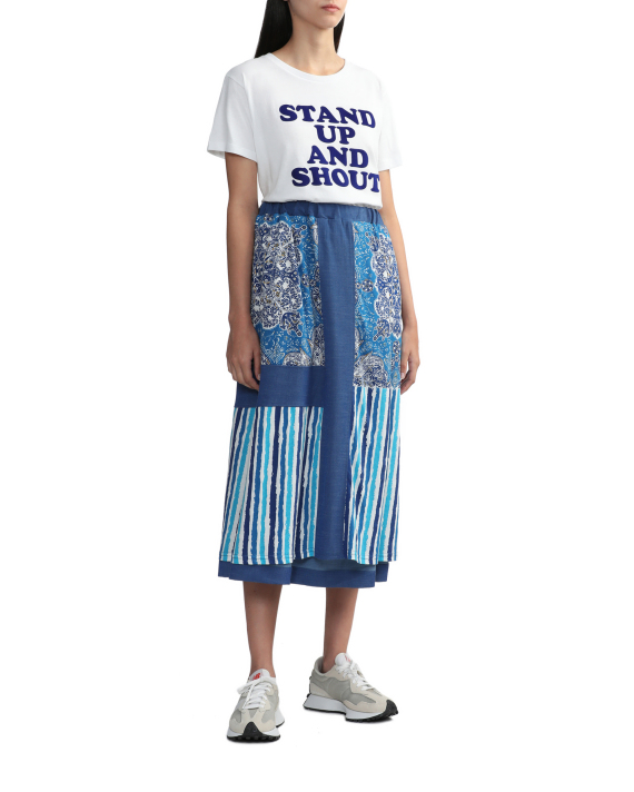 AS KNOW AS Paisley pattern midi skirt