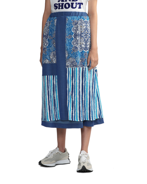 AS KNOW AS Paisley pattern midi skirt