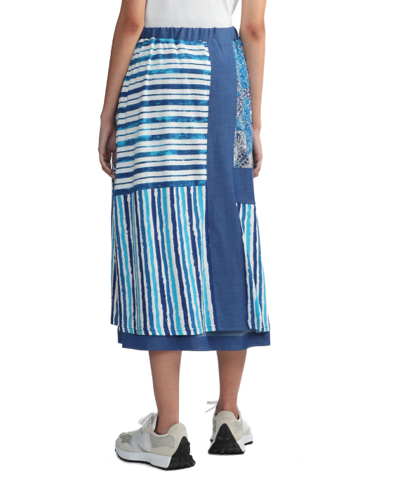 AS KNOW AS Paisley pattern midi skirt