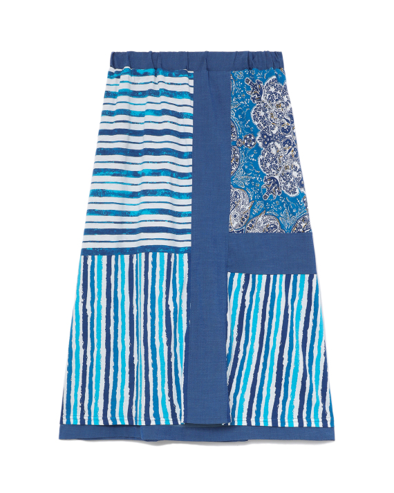 AS KNOW AS Paisley pattern midi skirt