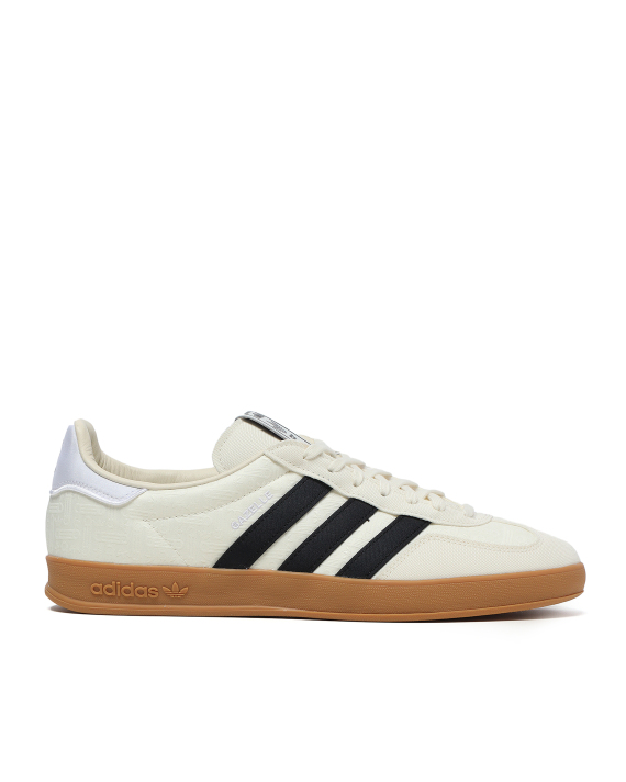 Gazelle Indoor leather-trimmed sneakers in black - Adidas
