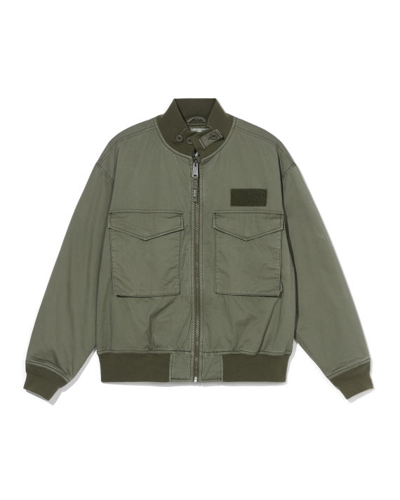 Stand collar MA-1 jacket image number 0