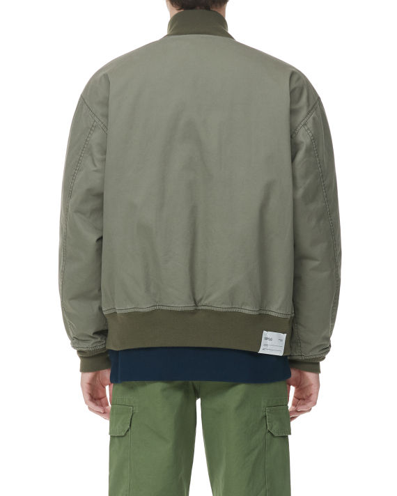 Stand collar MA-1 jacket image number 3