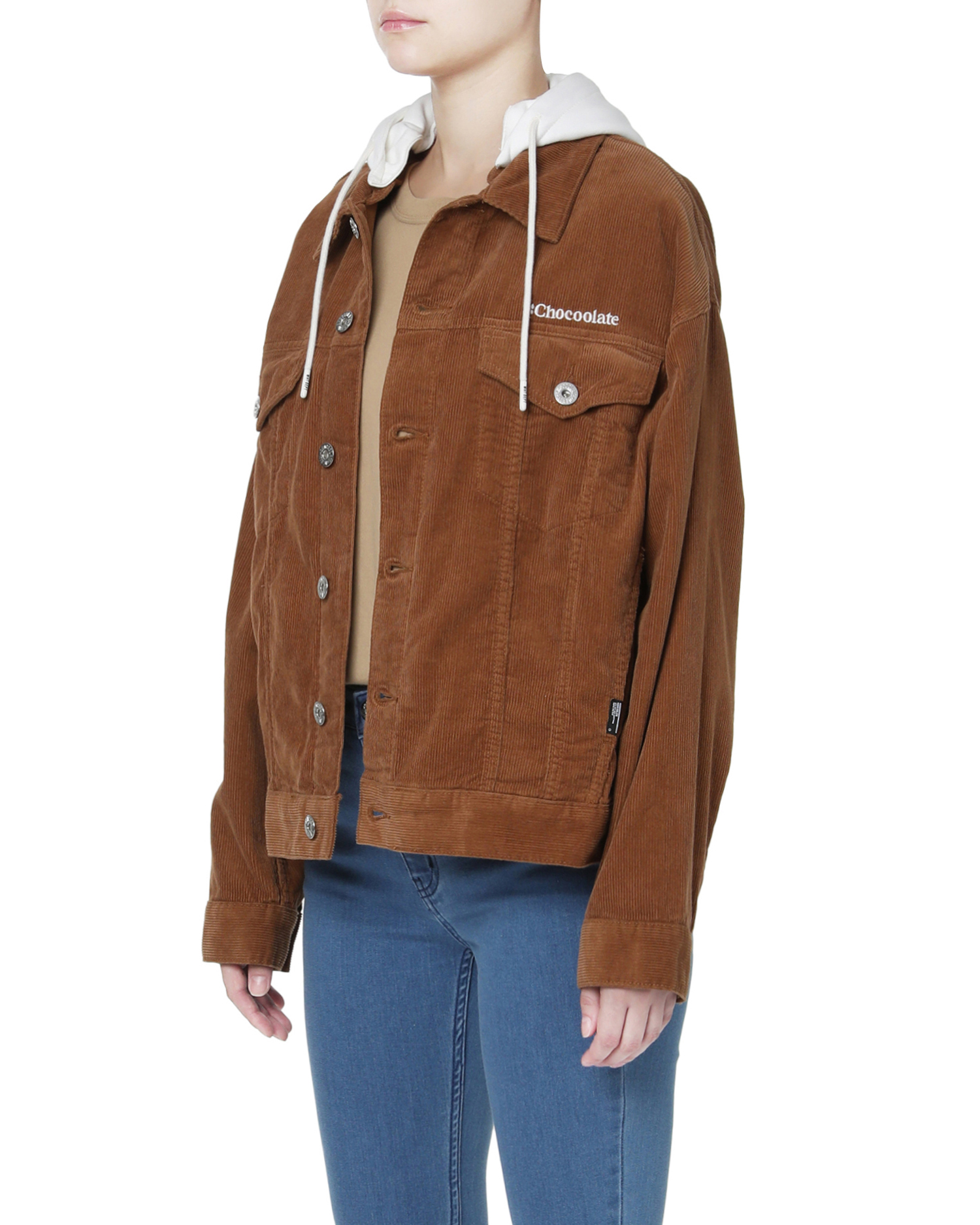CHOCOOLATE Hooded corduroy jacket | ITeSHOP